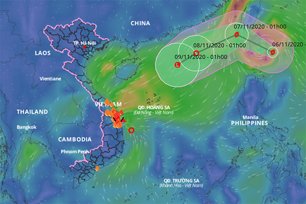 Xuất hiện bão Atsani giật cấp 12 gần Biển Đông - Ảnh 1.