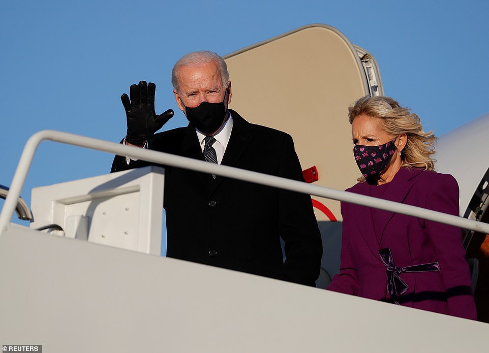 Ông Biden tạm biệt quê nhà, đến Washington bắt đầu các nghi thức nhậm chức - Ảnh 5.