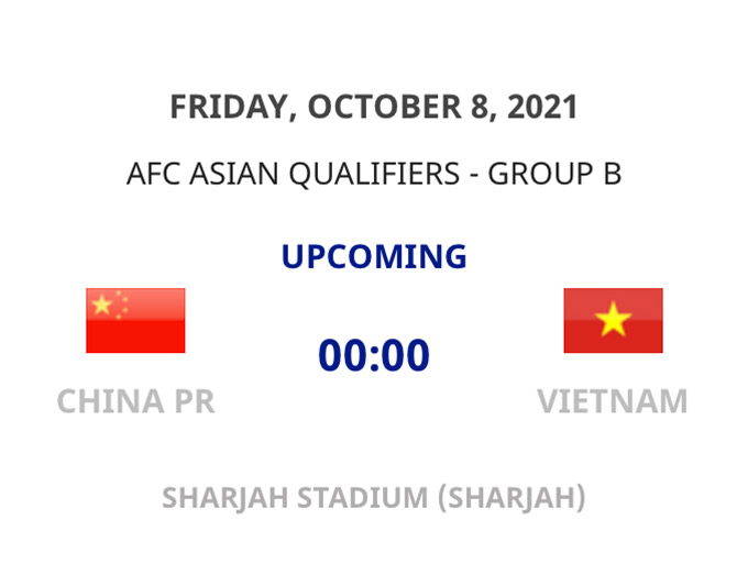 Chốt giờ thi đấu trận Trung Quốc vs Việt Nam - Ảnh 2.