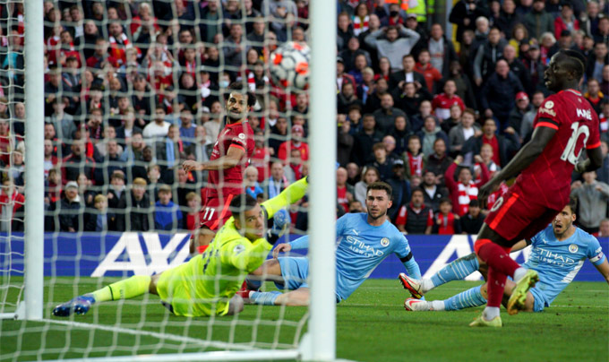 Kết quả Liverpool 2-2 Man City: Đại tiệc bàn thắng tại Anfield - Ảnh 2.