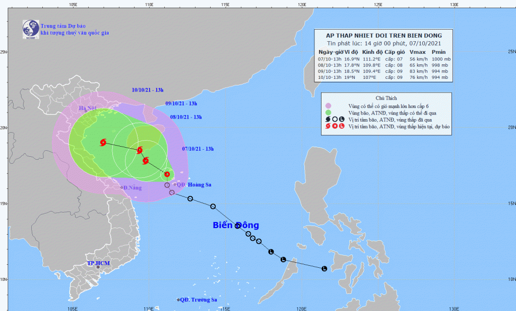 Áp thấp nhiệt đới khả năng cao mạnh lên thành bão tiến sát đảo Hải Nam, Trung Quốc - Ảnh 1.
