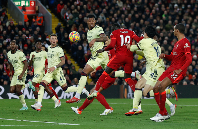 Kết quả Liverpool 4-0 Arsenal: Tan xác pháo - Ảnh 1.