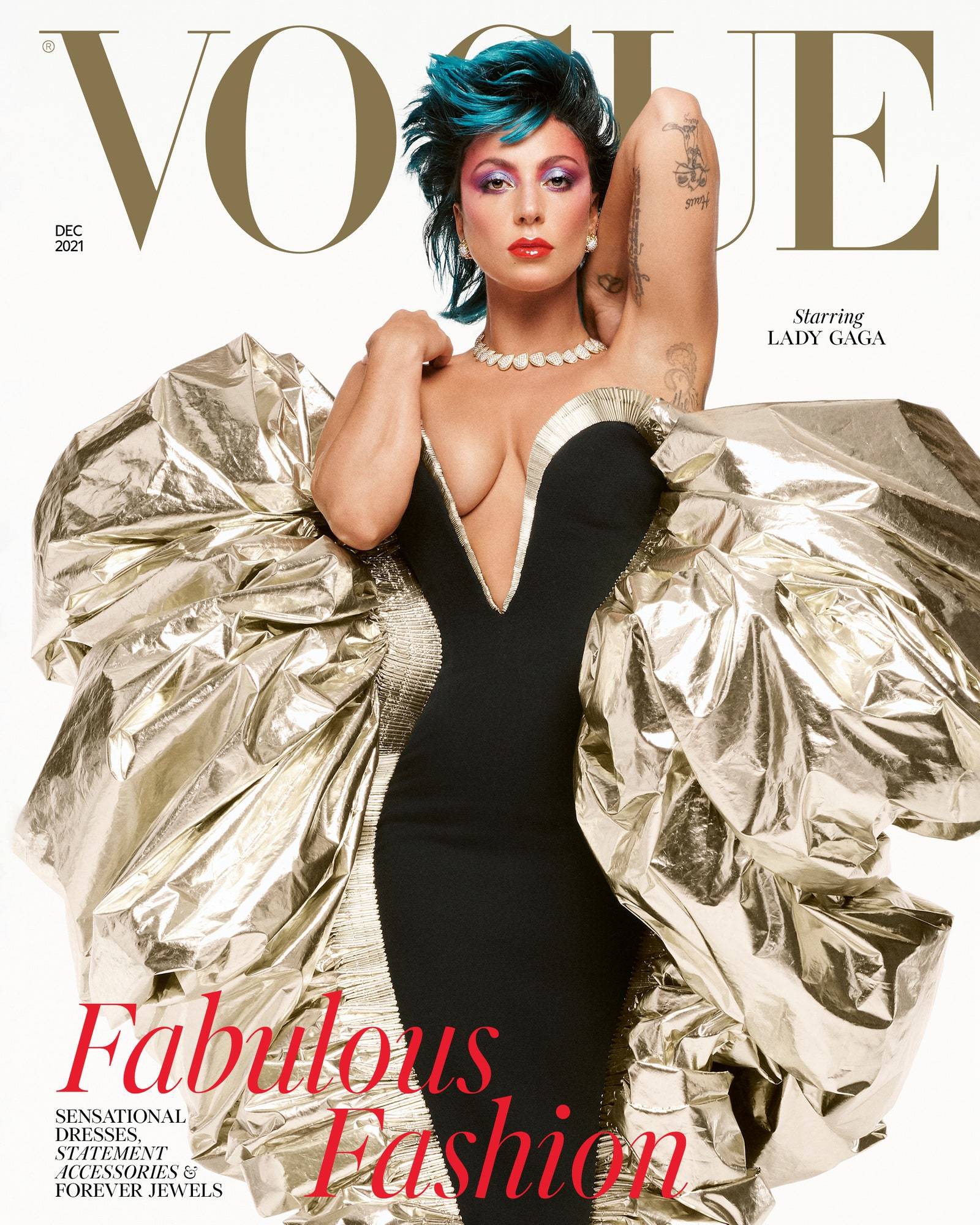 Lady Gaga gây sốc khi chụp ảnh 'nude' trên tạp chí Vogue - Ảnh 2.