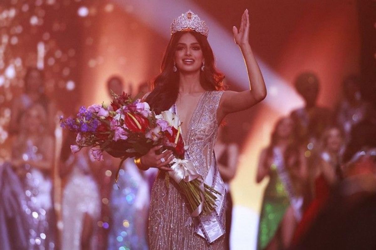 Nhan sắc mỹ nhân Ấn Độ đăng quang Hoa hậu Hoàn vũ 2021 - Ảnh 1.