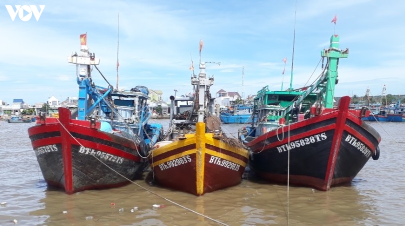 Bình Thuận: 1 người tử vong, 5 tàu thuyền bị chìm do ảnh hưởng bão Rai - Ảnh 1.