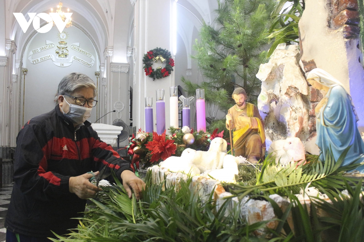 Nhà thờ tại Hà Nội thu hẹp quy mô tổ chức Giáng sinh, đảm bảo công tác phòng chống dịch - Ảnh 7.