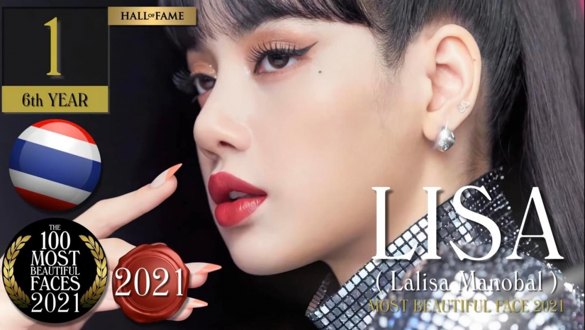 Lisa (BLACKPINK) là mỹ nhân đẹp nhất năm 2021