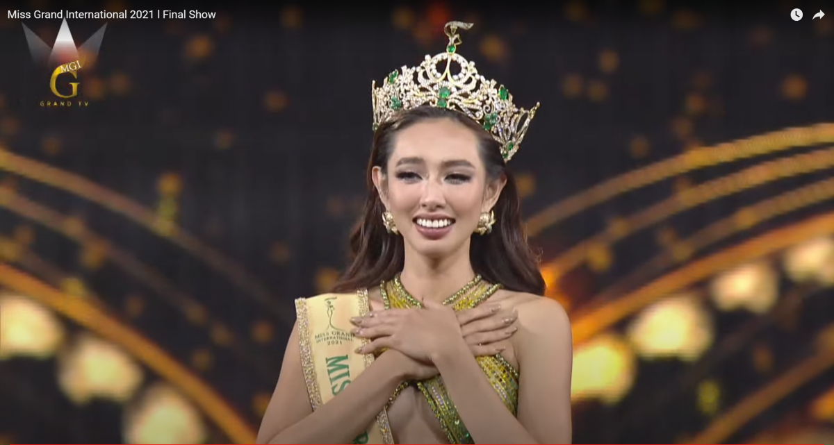 Nguyễn Thúc Thùy Tiên - Đại diện Việt Nam đăng quang Hoa hậu Hòa bình Quốc tế 2021 - Ảnh 1.