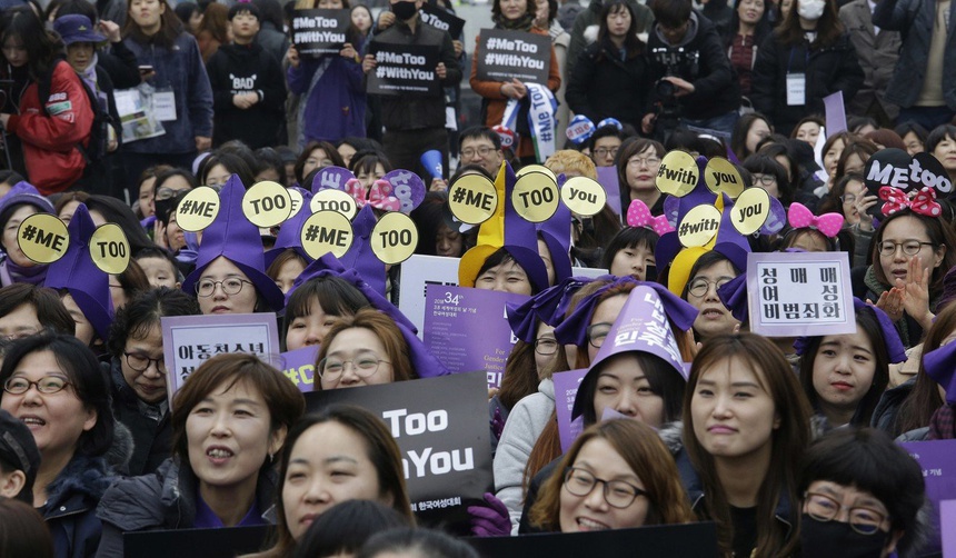 9/10 phụ nữ Hàn bị trả thù sau khi tố cáo nạn quấy rối - Ảnh 2.