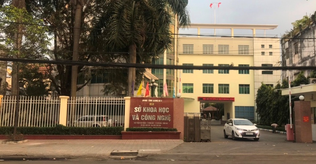 Trụ sở Sở Khoa học và Công nghệ Đồng Nai, nơi ông Phạm Văn Sáng và thuộc cấp từng công tác vừa bị khởi tố.jpg