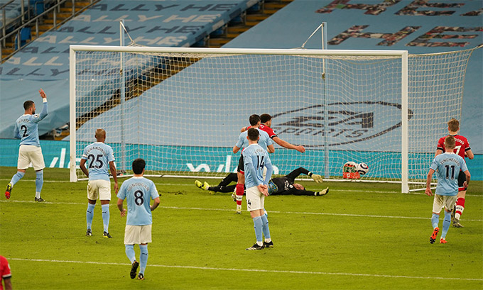 Kết quả Man City 5-2 Southampton: Đại tiệc bàn thắng ở Etihad - Ảnh 3.