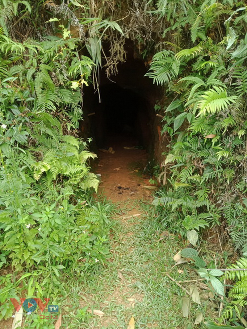 Một hầm khai thác vàng trái phép ở xã Hòa Bắc.jpg