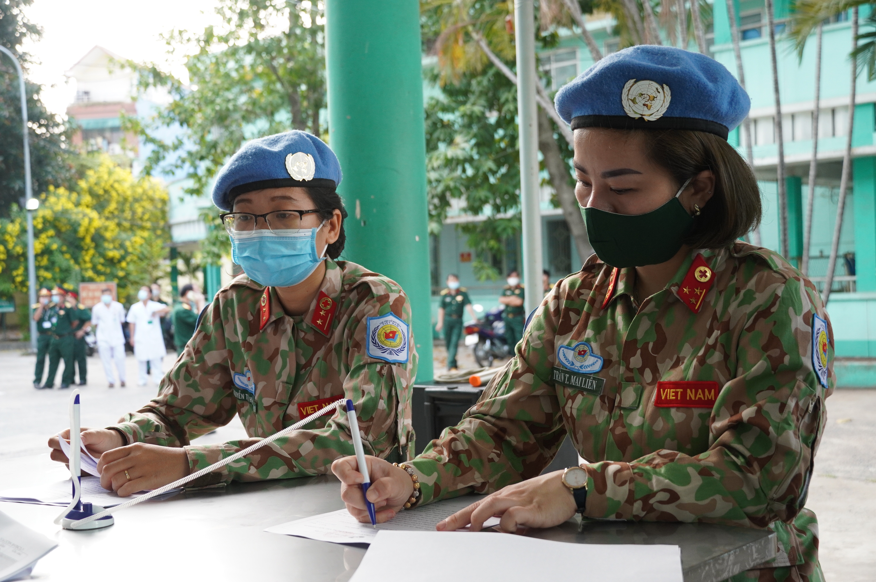 Bệnh viện Quân y 175 tiêm vaccine Covid-19 cho các quân nhân chuẩn bị nhận nhiệm vụ tại Nam Sudan - Ảnh 1.