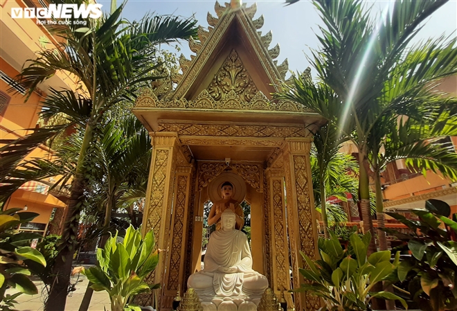 Ngôi chùa kiến trúc Khmer đầu tiên ở Sài Gòn - Ảnh 6.