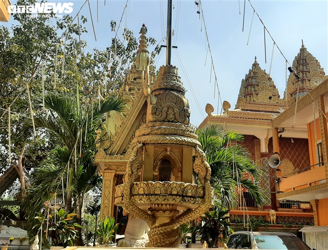 Ngôi chùa kiến trúc Khmer đầu tiên ở Sài Gòn - Ảnh 8.