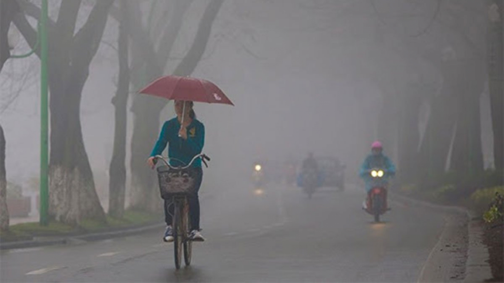 Thời tiết hôm nay: Hà Nội mưa phùn và sương mù - Ảnh 1.