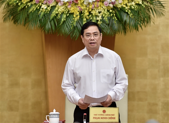Phiên họp Chính phủ đầu tiên do Thủ tướng Phạm Minh Chính chủ trì - Ảnh 3.