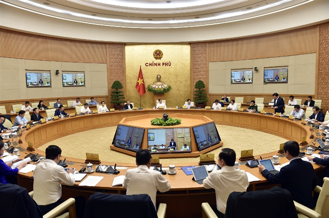 Phiên họp Chính phủ đầu tiên do Thủ tướng Phạm Minh Chính chủ trì - Ảnh 9.