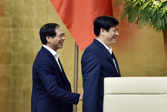 Phiên họp Chính phủ đầu tiên do Thủ tướng Phạm Minh Chính chủ trì - Ảnh 8.