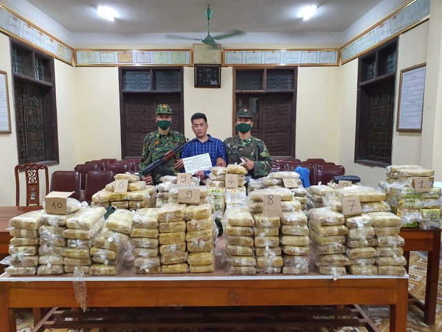 Gần 350kg ma túy bị bắt giữ tại Nghệ An - Ảnh 1.