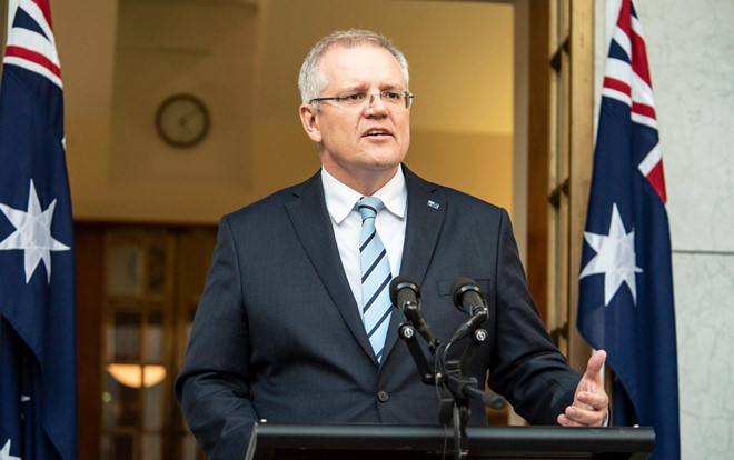 Thủ tướng Australia Scott Morrison. Nguồn Gary Ramage.png