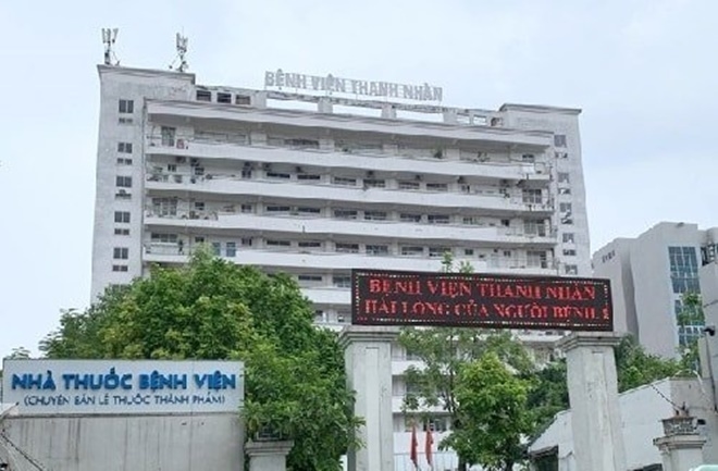 Nữ nhân viên vệ sinh Bệnh viện Thanh Nhàn, Hà Nội dương tính SARS-CoV-2 - Ảnh 1.