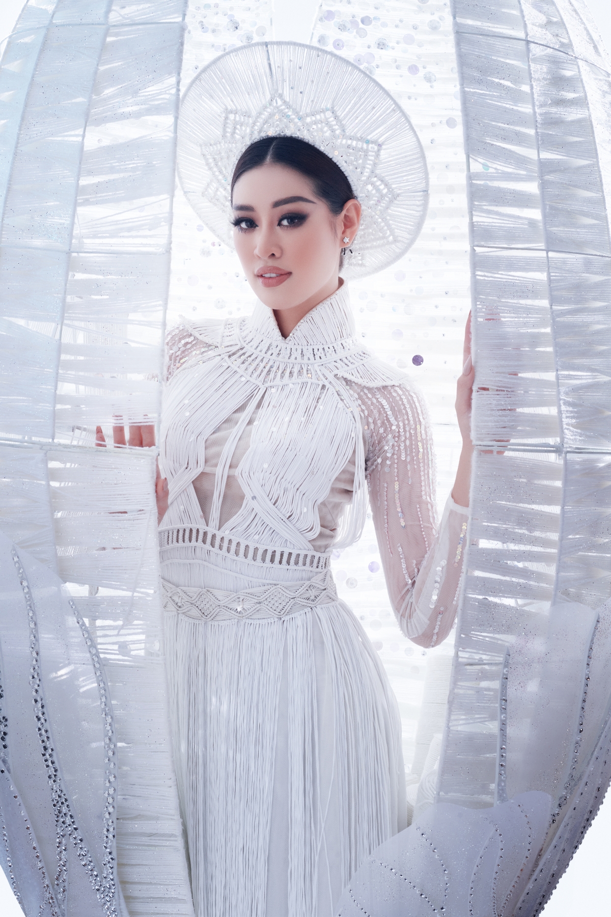 Hoa hậu Khánh Vân sẵn sàng trình diễn &quot;Kén Em&quot; tại Miss Universe 2021 - Ảnh 1.