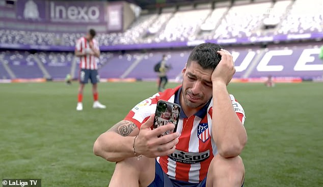 Suarez khóc như mưa sau khi vô địch La Liga cùng Atletico Madrid - Ảnh 1.