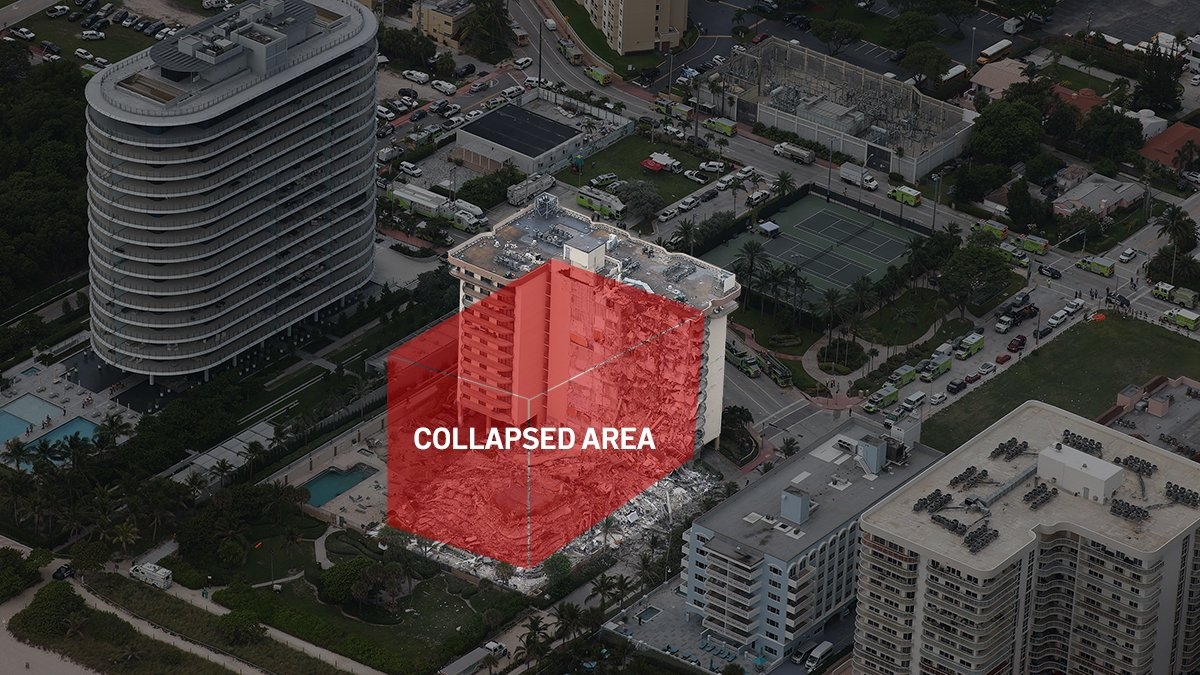 Hiện trường đổ nát vụ sập chung cư kinh hoàng ở Miami (Mỹ) - Ảnh 14.