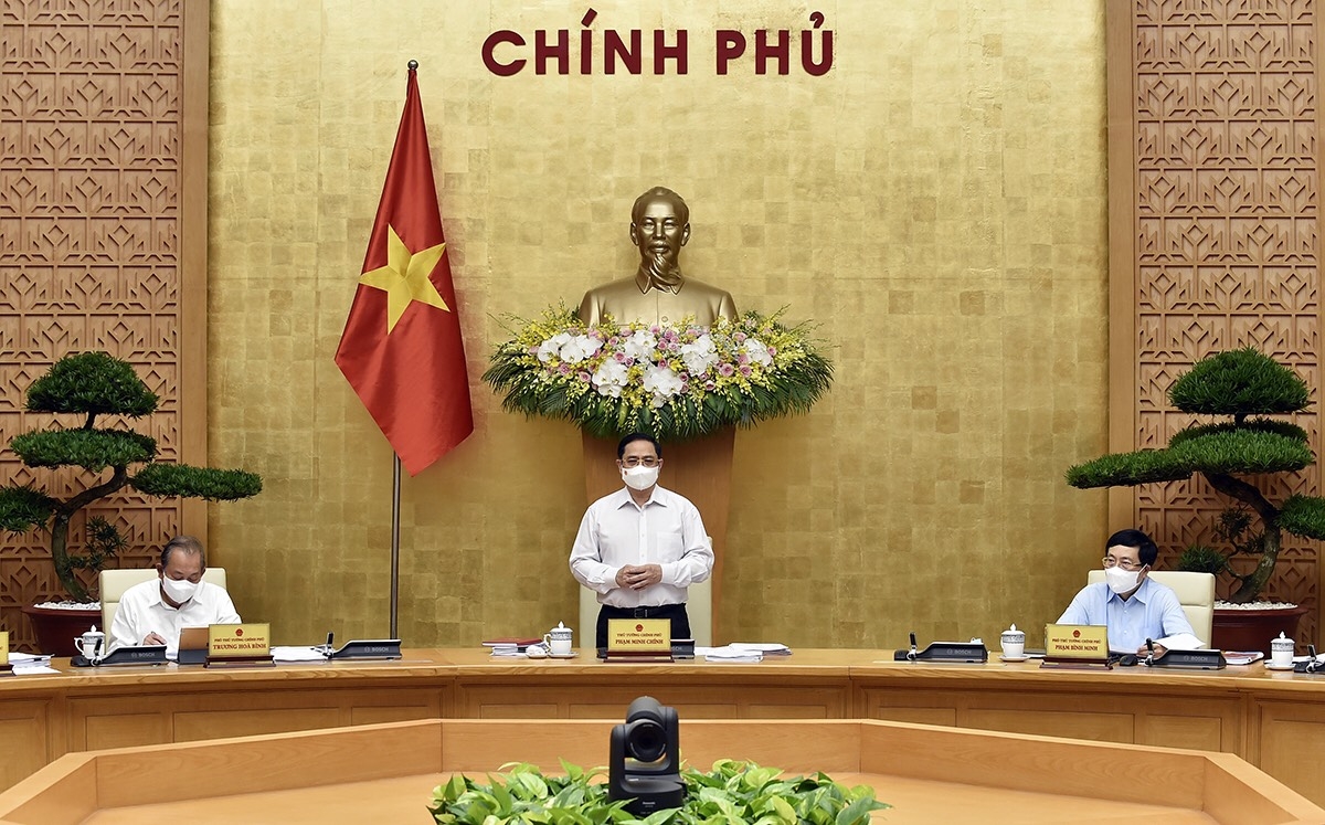 Thủ tướng Phạm Minh Chính chủ trì phiên họp Chính phủ thường kỳ tháng 5 - Ảnh 1.