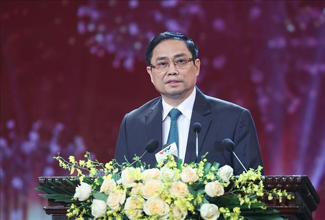 Thủ tướng Chính phủ Phạm Minh Chính dự Lễ ra mắt Quỹ vaccine phòng COVID-19 - Ảnh 2.