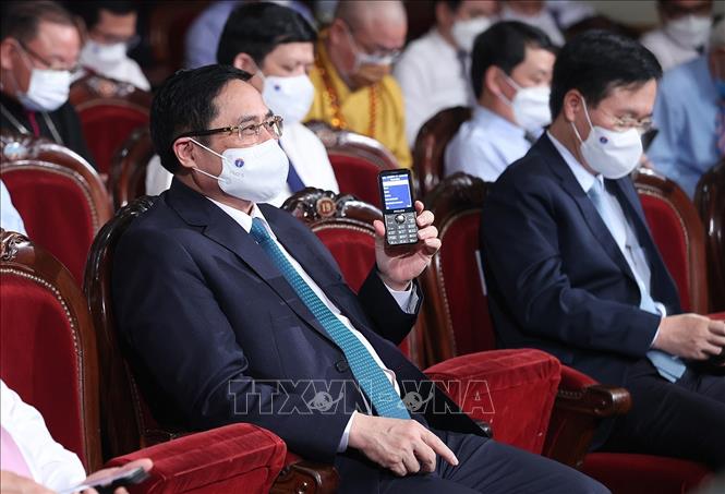 Thủ tướng Chính phủ Phạm Minh Chính dự Lễ ra mắt Quỹ vaccine phòng COVID-19 - Ảnh 4.