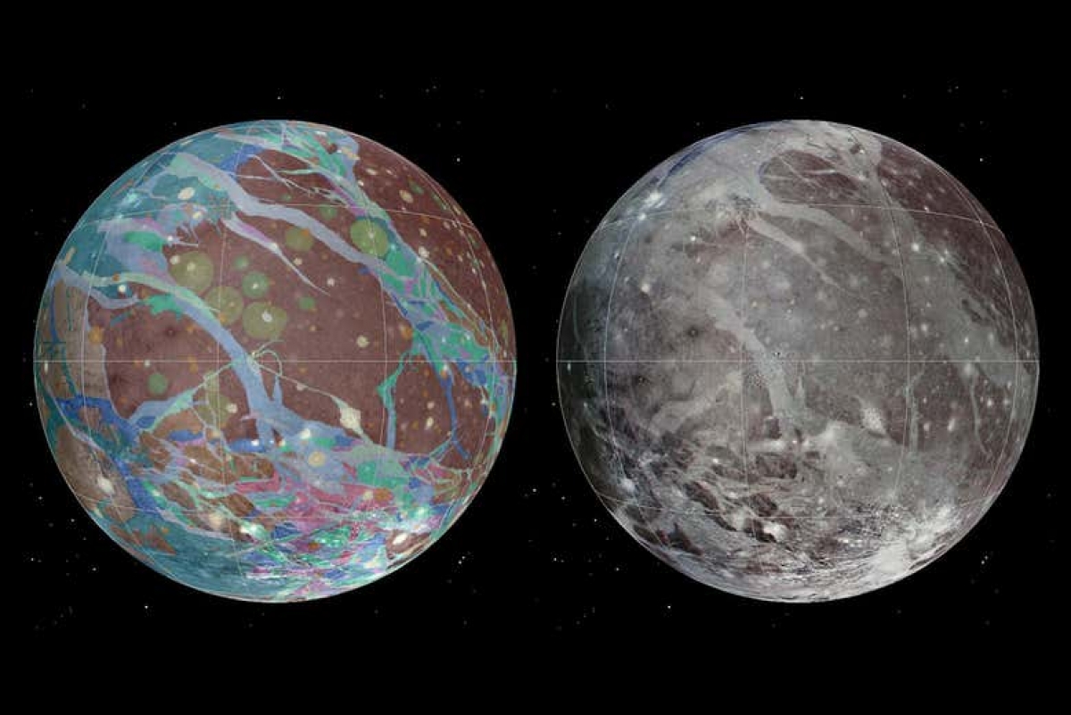 Tàu vũ trụ NASA lần đầu tiên đi qua Mặt trăng Ganymede của sao Mộc trong hơn 2 thập kỷ - Ảnh 2.
