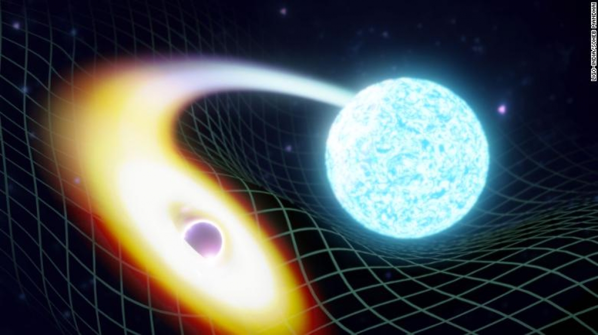 Lần đầu tiên phát hiện ra hiện tượng dữ dội hố đen nuốt chửng sao neutron - Ảnh 2.