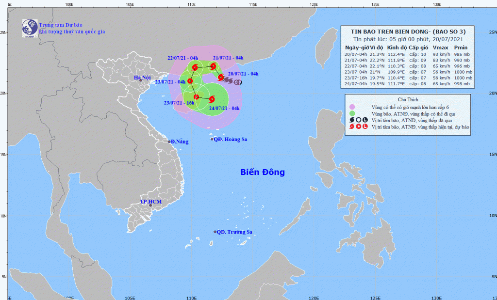 Bão số 3 gây mưa to và gió giật mạnh ở các tỉnh vùng biển từ Bình Thuận đến Kiên Giang - Ảnh 1.