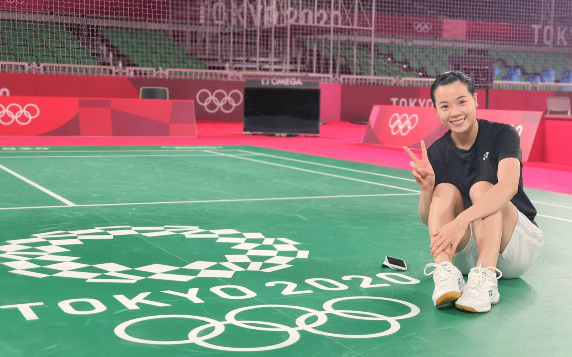 Thùy Linh thắng đối thủ gốc Trung Quốc tại Olympic Tokyo - Ảnh 1.