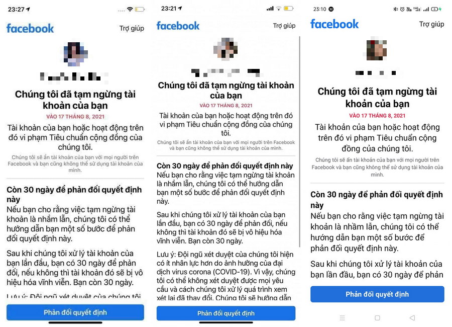 Hàng loạt người dùng Facebook tại Việt Nam bị khóa tài khoản không rõ lý do - Ảnh 1.