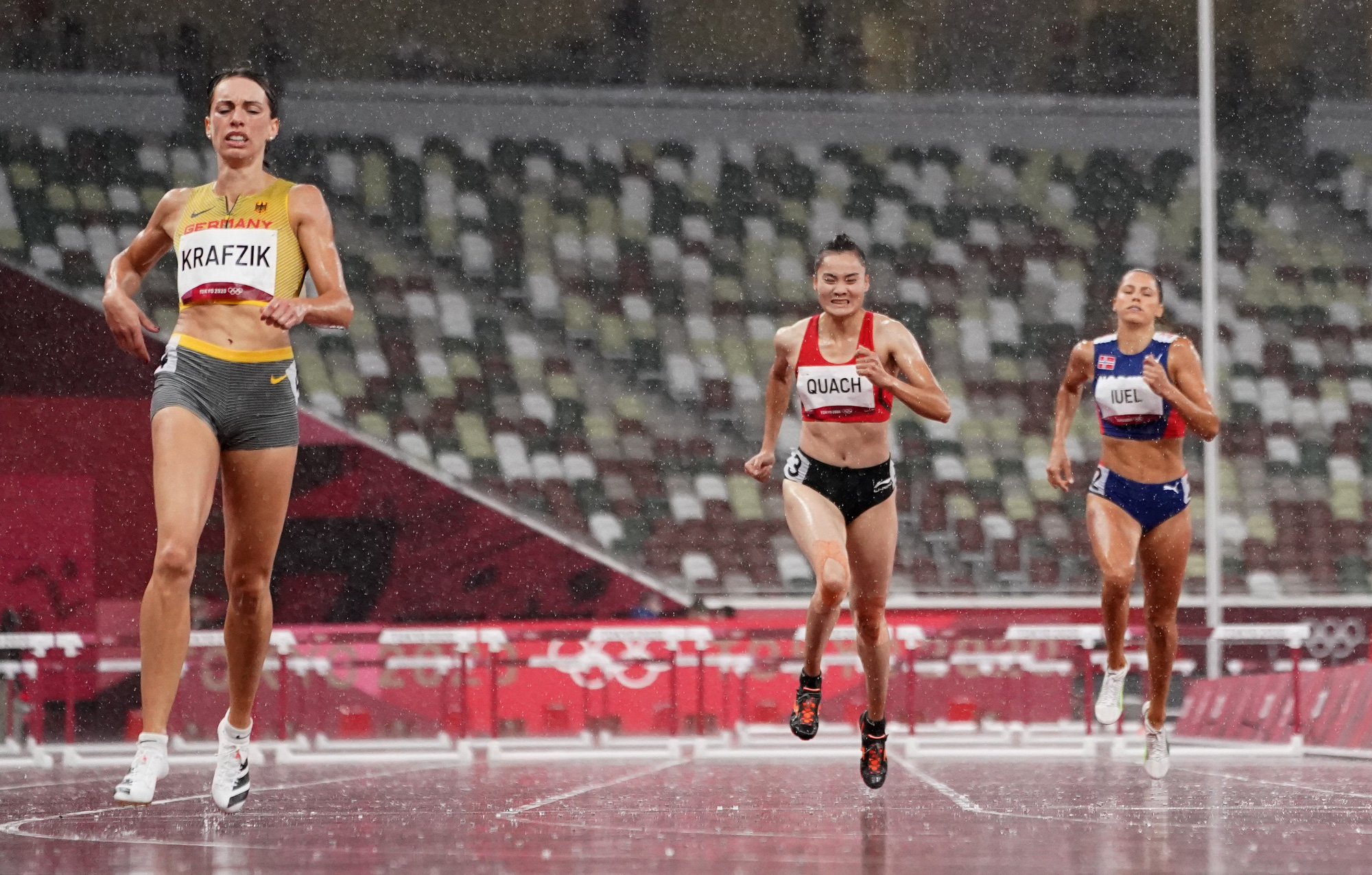 Quách Thị Lan không thể lọt vào chung kết 400m rào nữ - Ảnh 1.