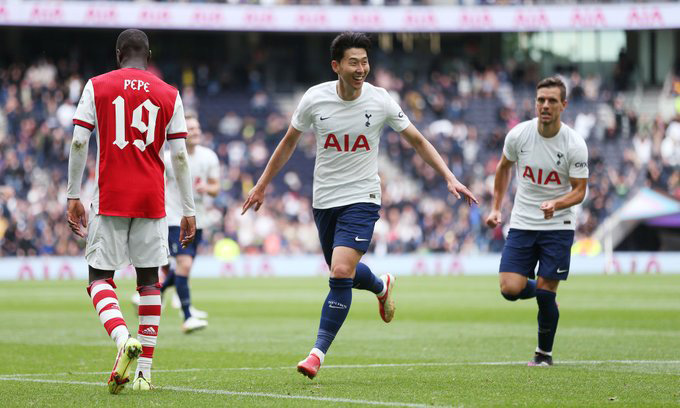 Kết quả Tottenham 1-0 Arsenal: Son Heung-min bắn hạ Pháo thủ - Ảnh 1.