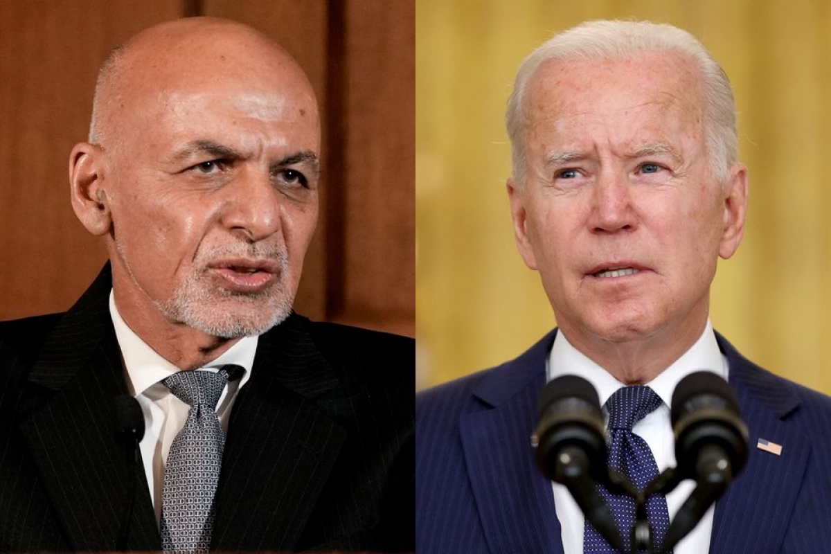 Tiết lộ về cuộc gọi cuối cùng của Tổng thống Biden với Tổng thống Ghani - Ảnh 1.