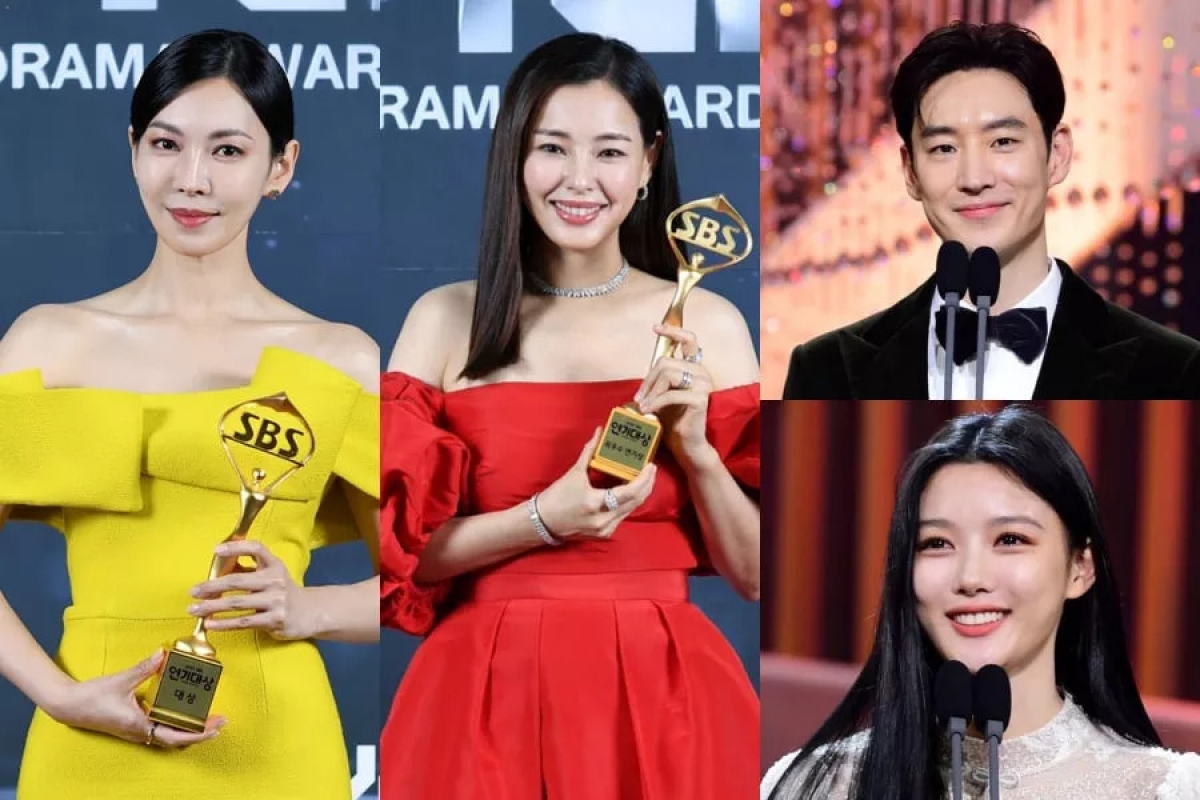 Kim So Yeon 'The Penthouse' thắng lớn tại SBS Drama Awards 2021 - Ảnh 1.