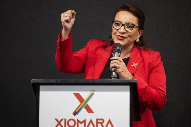 Bà Xiomara Castro tuyên thệ nhậm chức tổng thống của Honduras - Ảnh 1.