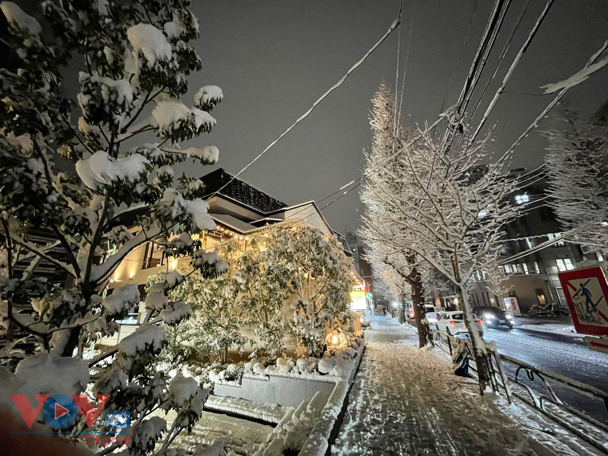 Cảnh tuyết đêm Tokyo đẹp như trong cổ tích - Ảnh 8.