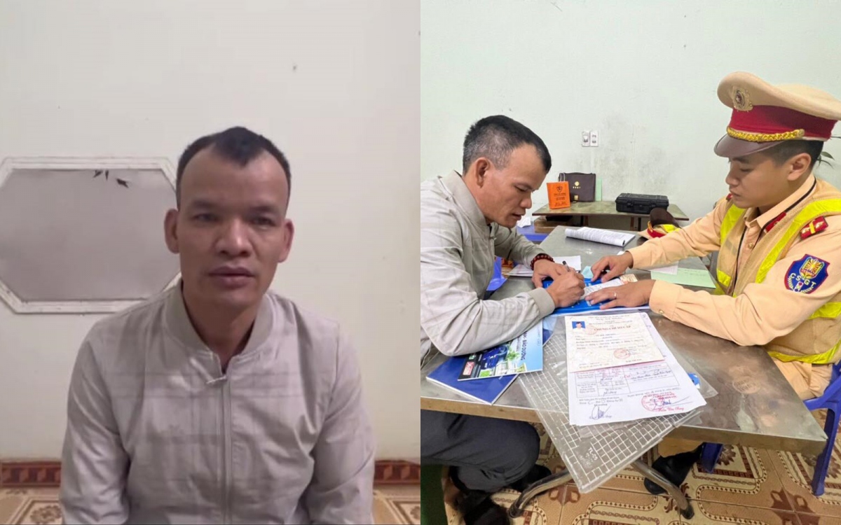 Xử phạt tài xế xe tải ở Tuyên Quang cố tình không nhường đường cho xe cấp cứu - Ảnh 1.