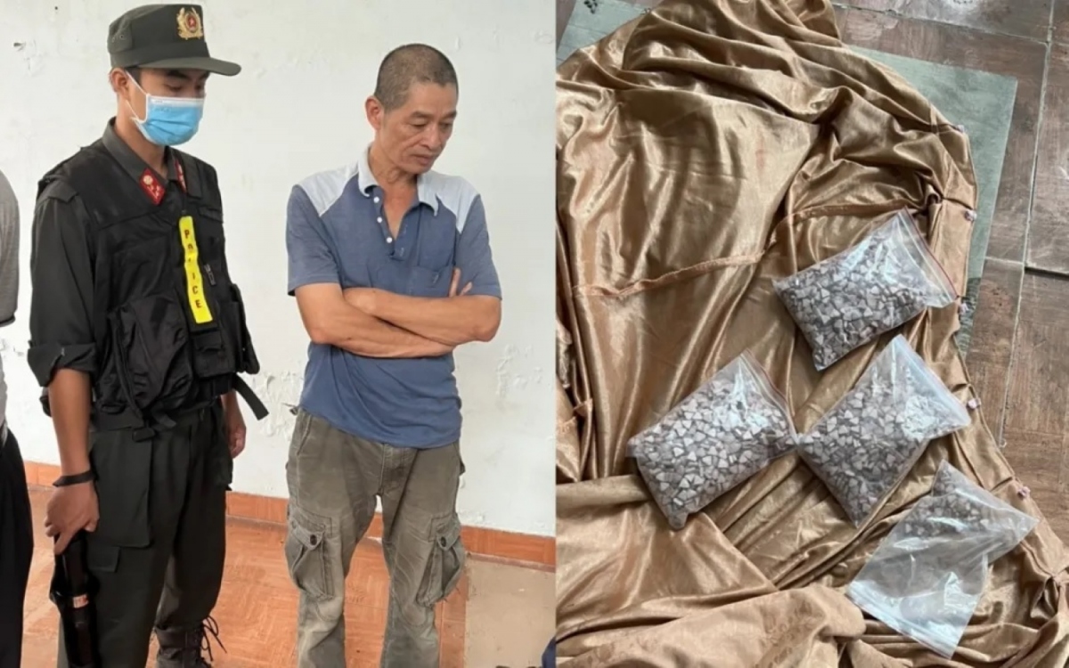 Quảng Bình: 2 cha con giấu 9,5kg ma túy trong áo quần, bỉm trẻ em - Ảnh 3.