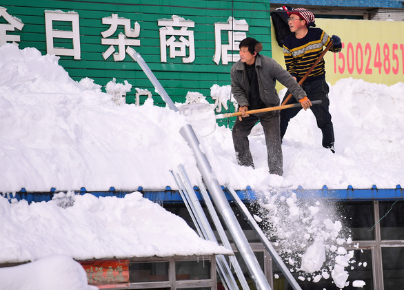 Đợt mưa tuyết mới ảnh hưởng ít nhất 25/31 tỉnh ở Trung Quốc - Ảnh 2.