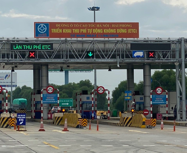 Từ 0h ngày 5/5/2022 cao tốc Hà Nội – Hải Phòng chỉ thu phí tự động không dừng - Ảnh 1.