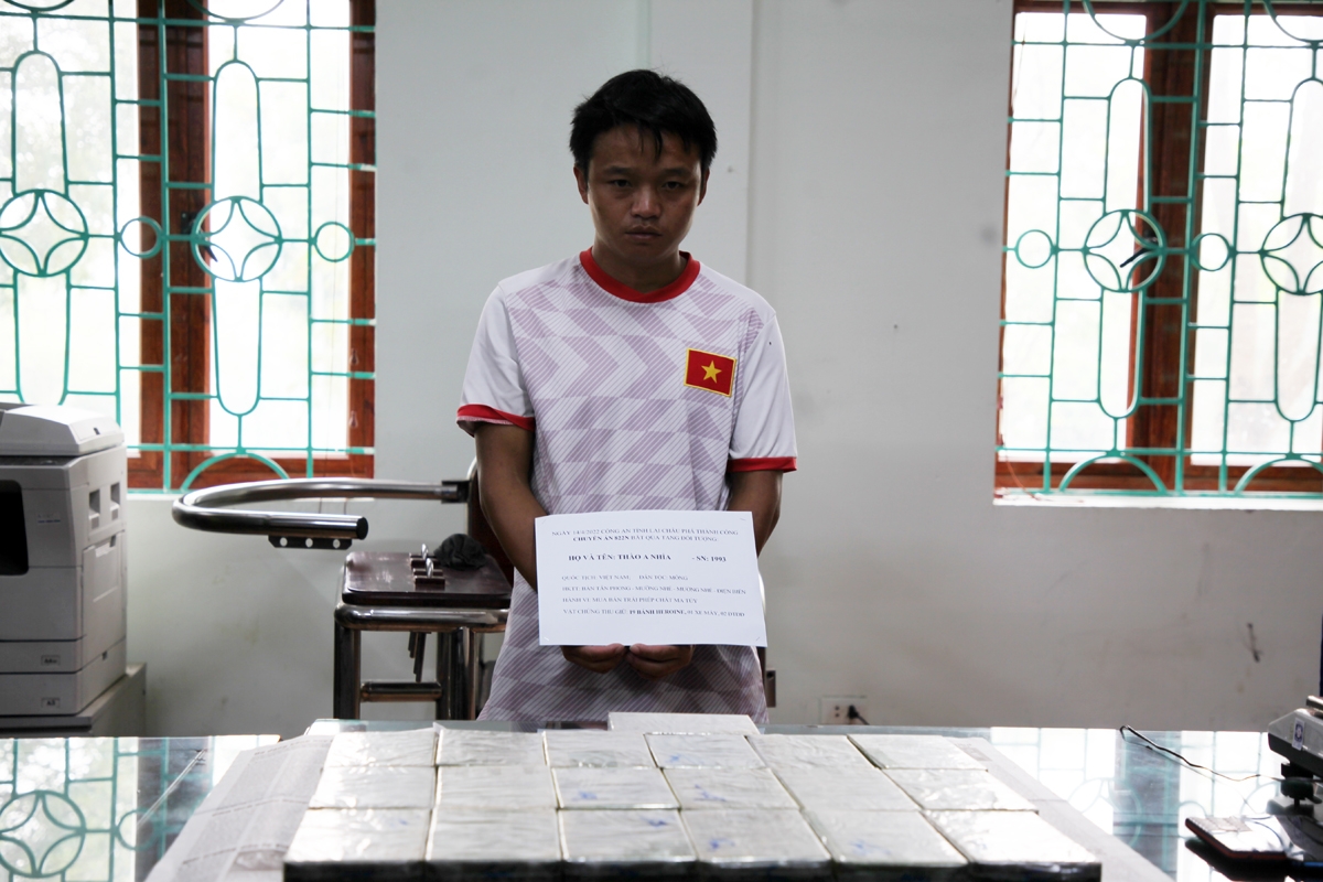 Công an Lai Châu bắt đối tượng mua bán 19 bánh heroin - Ảnh 1.