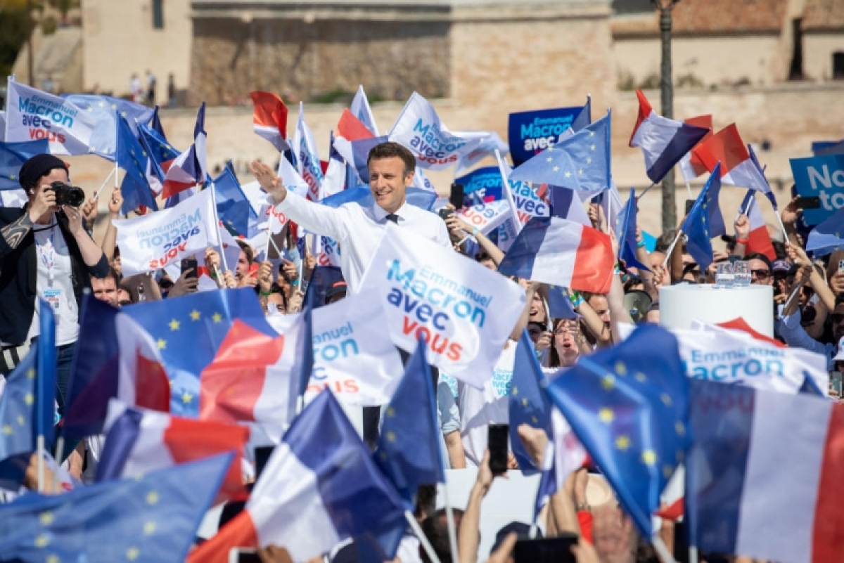 Bầu cử Pháp: Ông Macron công kích bà Marine Le Pen trên mặt trận môi trường - Ảnh 2.