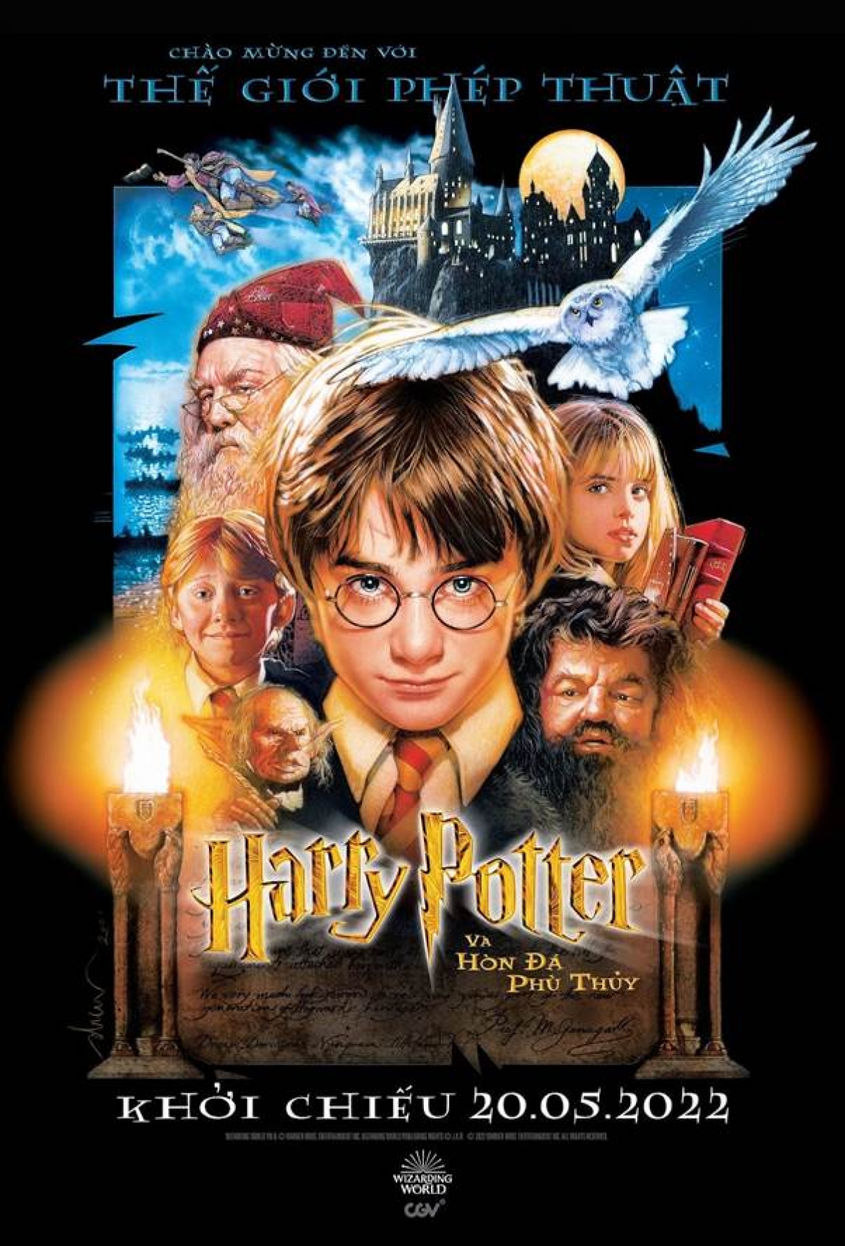 Ba phần phim đầu tiên của 'Harry Potter' công chiếu tại phòng vé Việt - Ảnh 1.